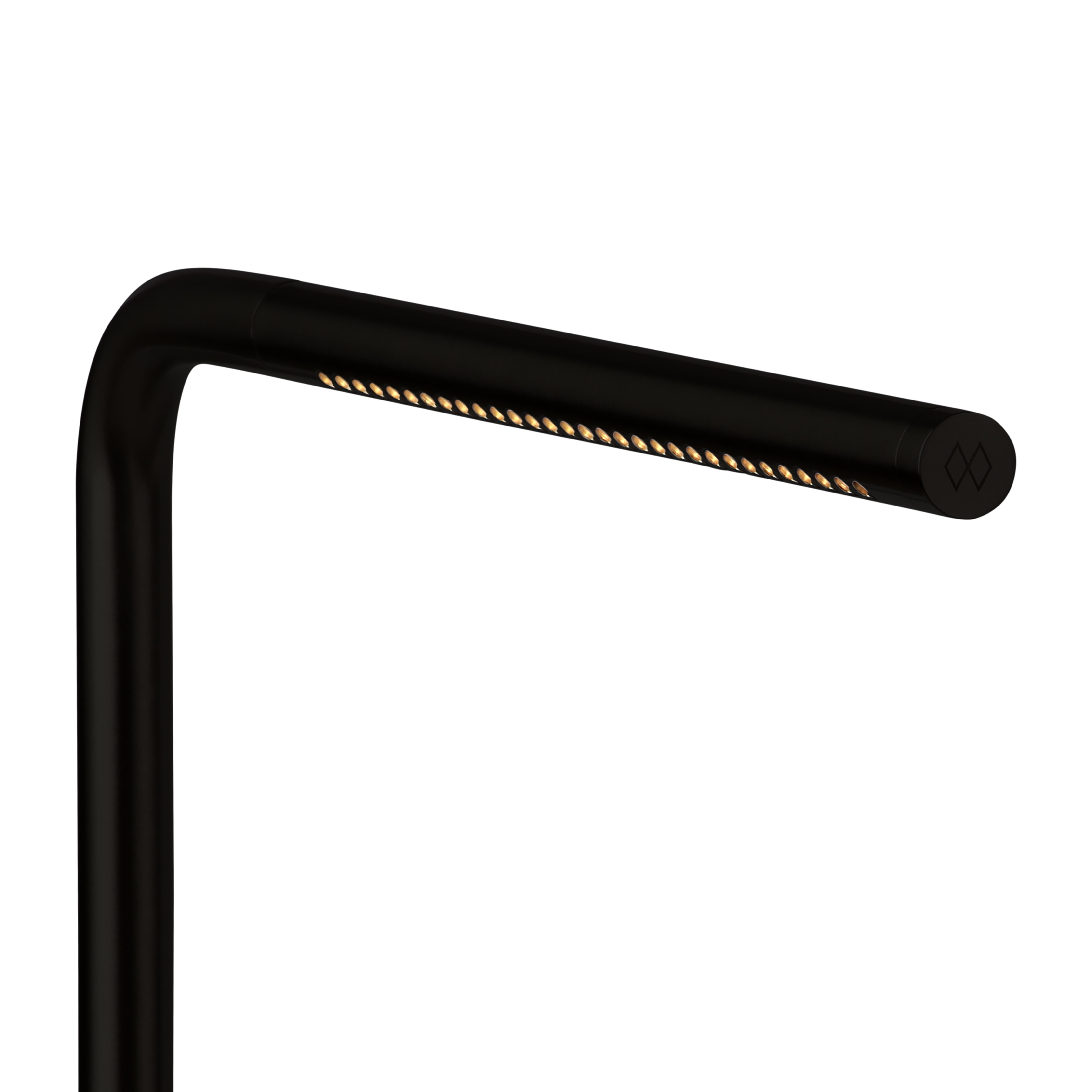 Bureaulamp OMNI 46 cm, zwart, aluminum, Omvang