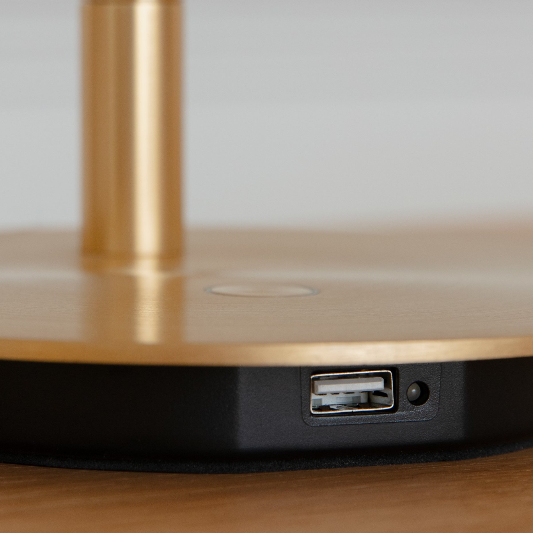 Bureaulamp OMNI 46 cm, goud, aluminum, Omvang