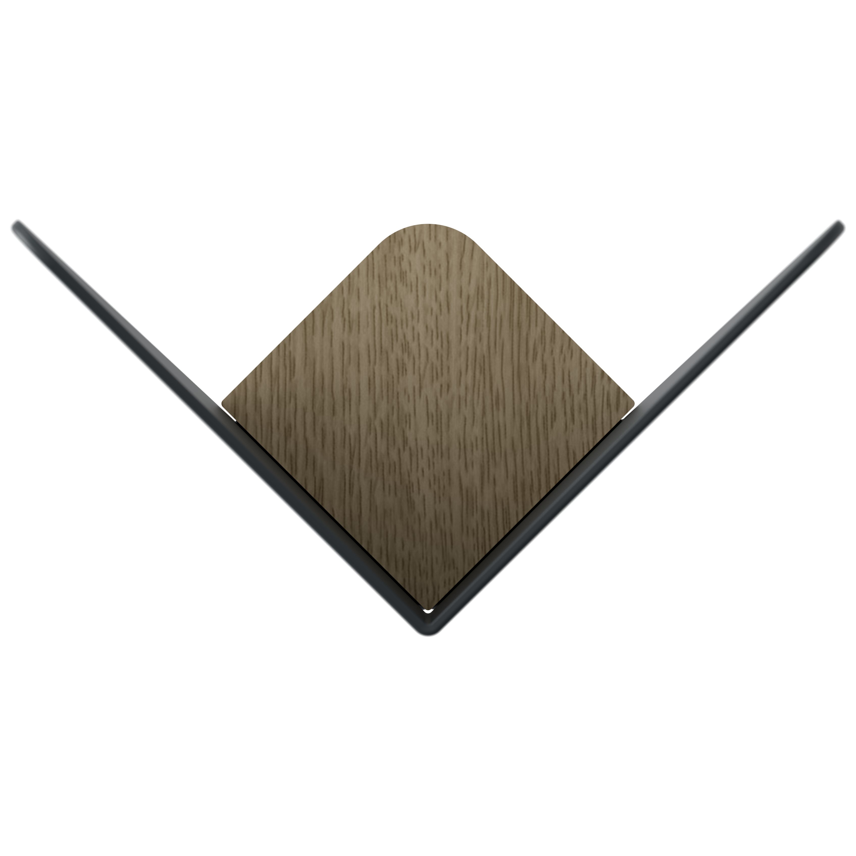 Ophanghaak VLINDERS 23 cm, grijs, staal, Umage
