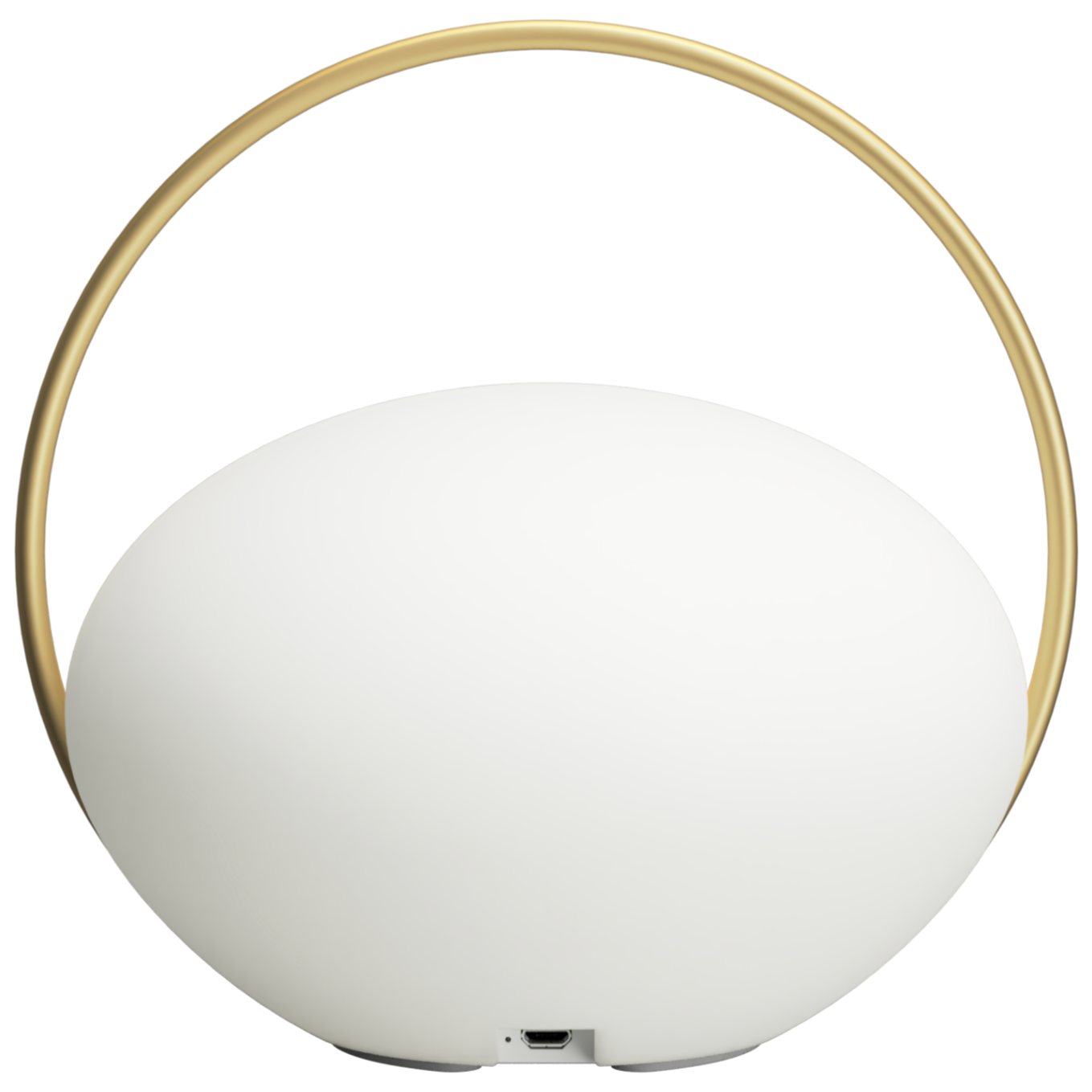 Draagbare tafellamp ORBIT 19 cm, goud, aluminum, Omvang