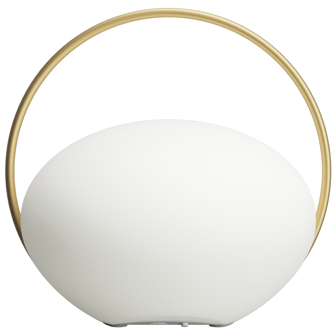 Draagbare tafellamp ORBIT 19 cm, goud, aluminum, Omvang