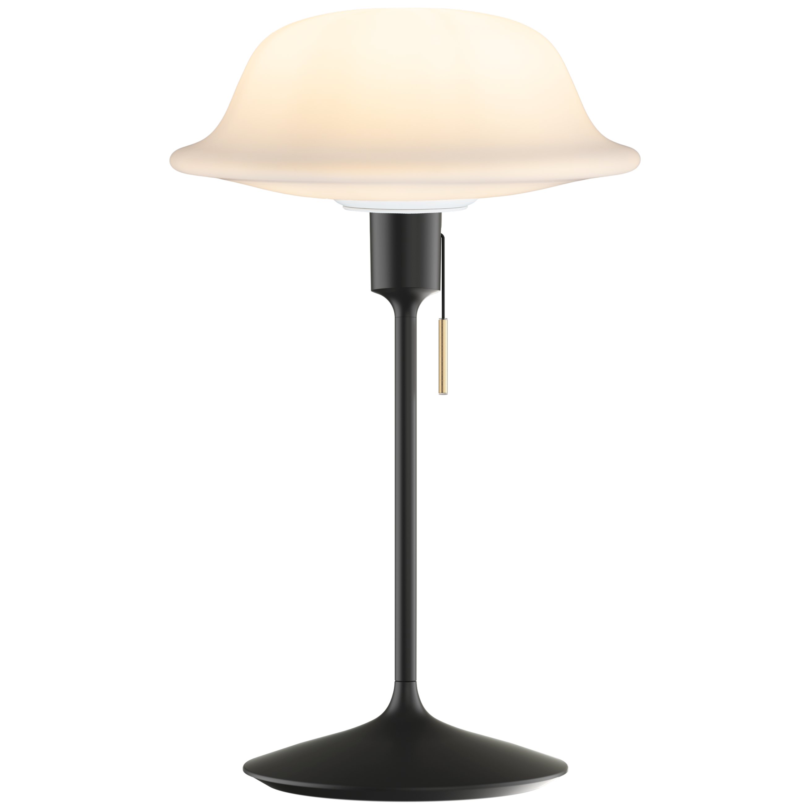 Bureaulamp SANTÉ 42 cm, zwart, aluminum, Omvang