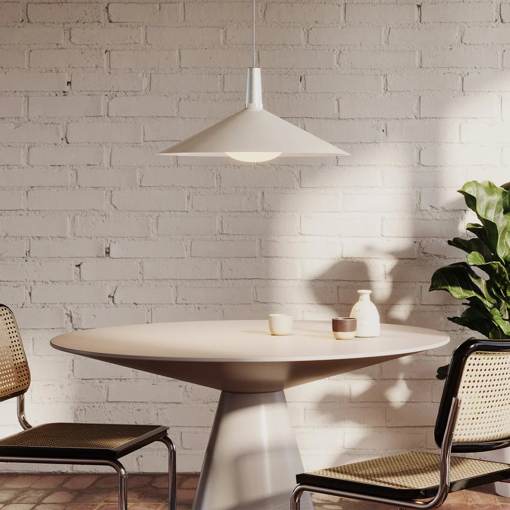 Hanglamp BOWER 60 cm, wit, aluminum, Tala