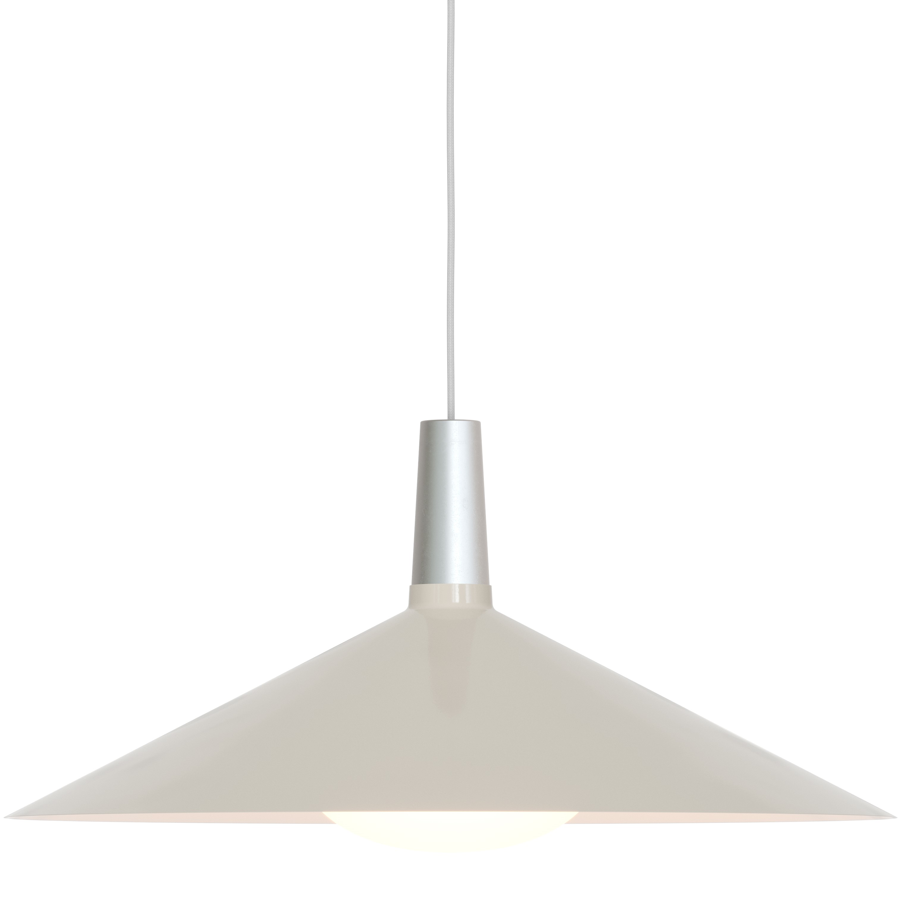 Hanglamp BOWER 60 cm, wit, aluminum, Tala