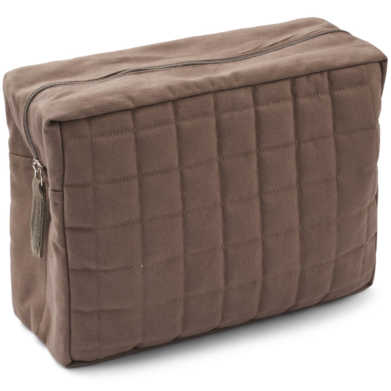 215528 5 kosmeticka taska 28 x 20 cm hneda bavlna humdakin