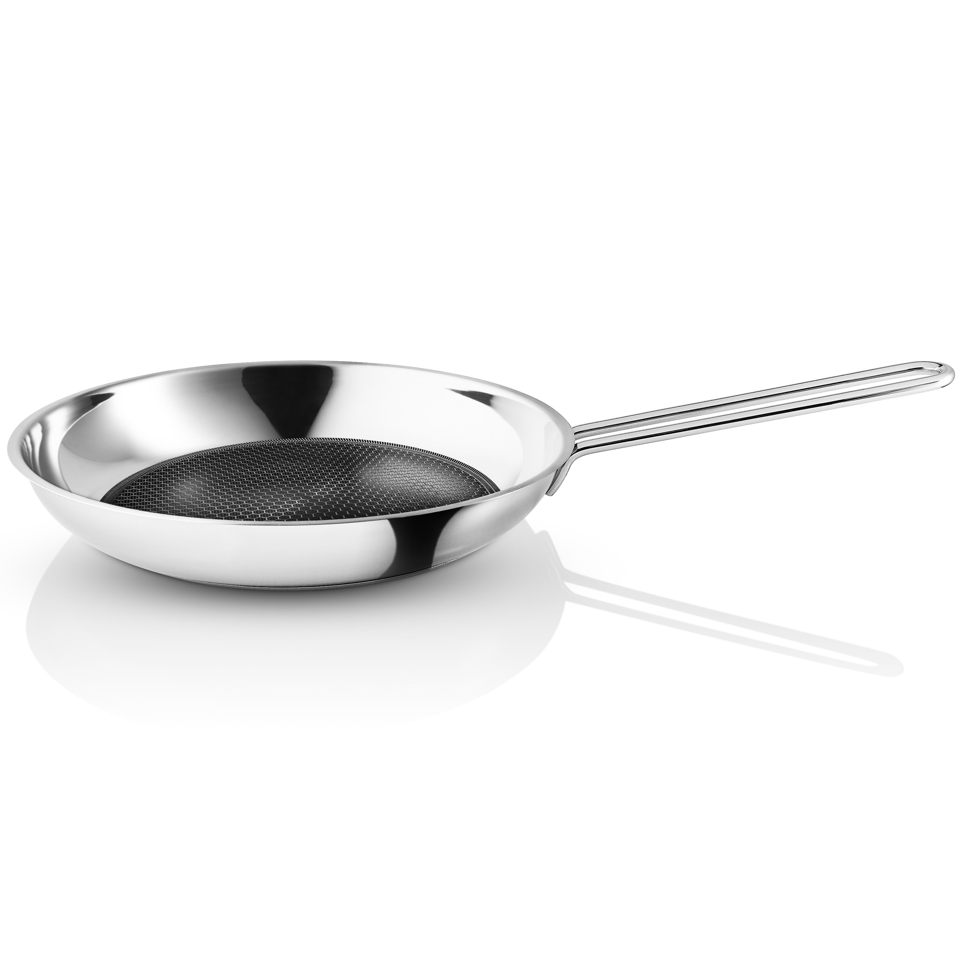 215744 neprilnava panev slip let ceramic 28 cm stribrna nerezova ocel eva solo