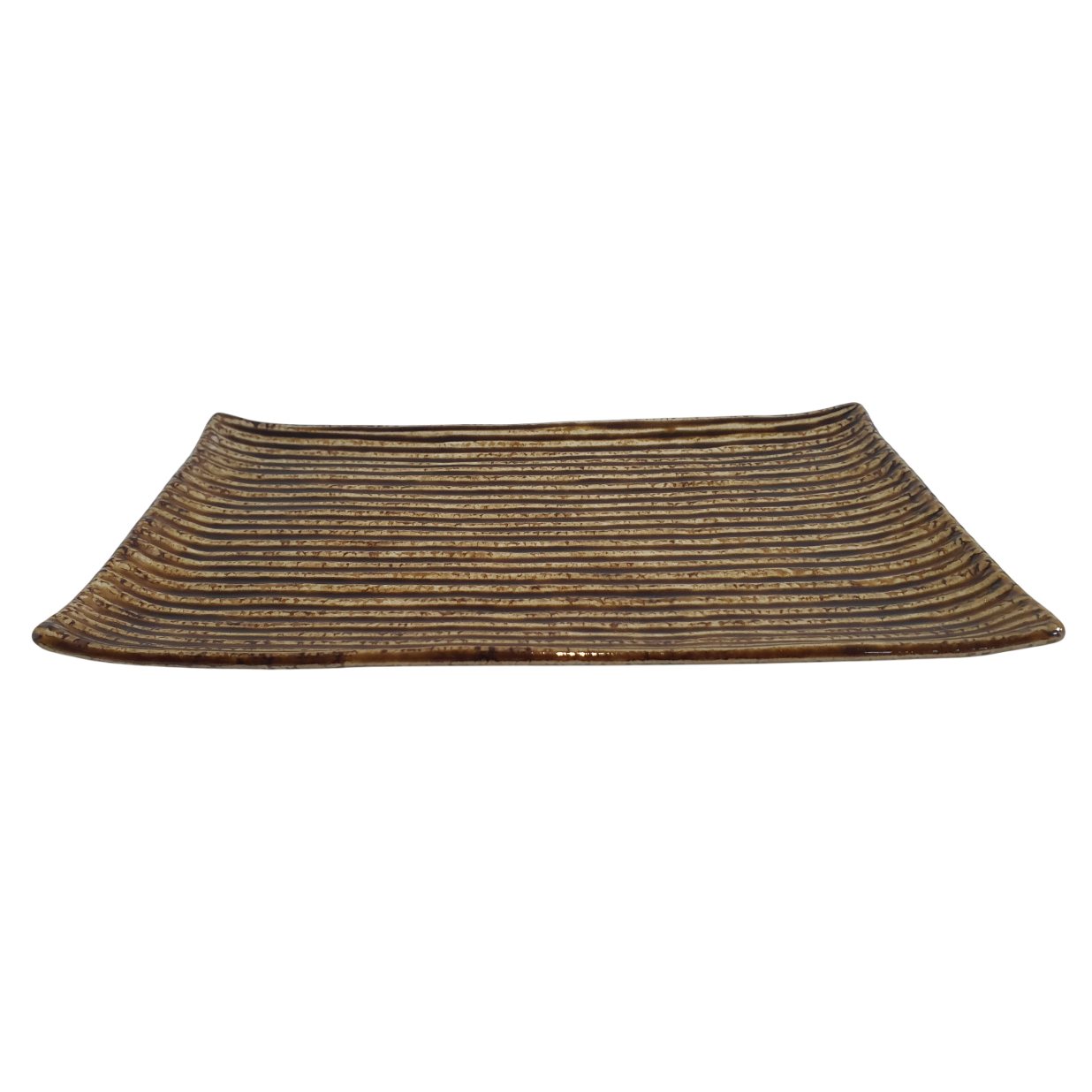 216605 2 servirovaci talir contour 24 x 15 cm jantarova keramika mij