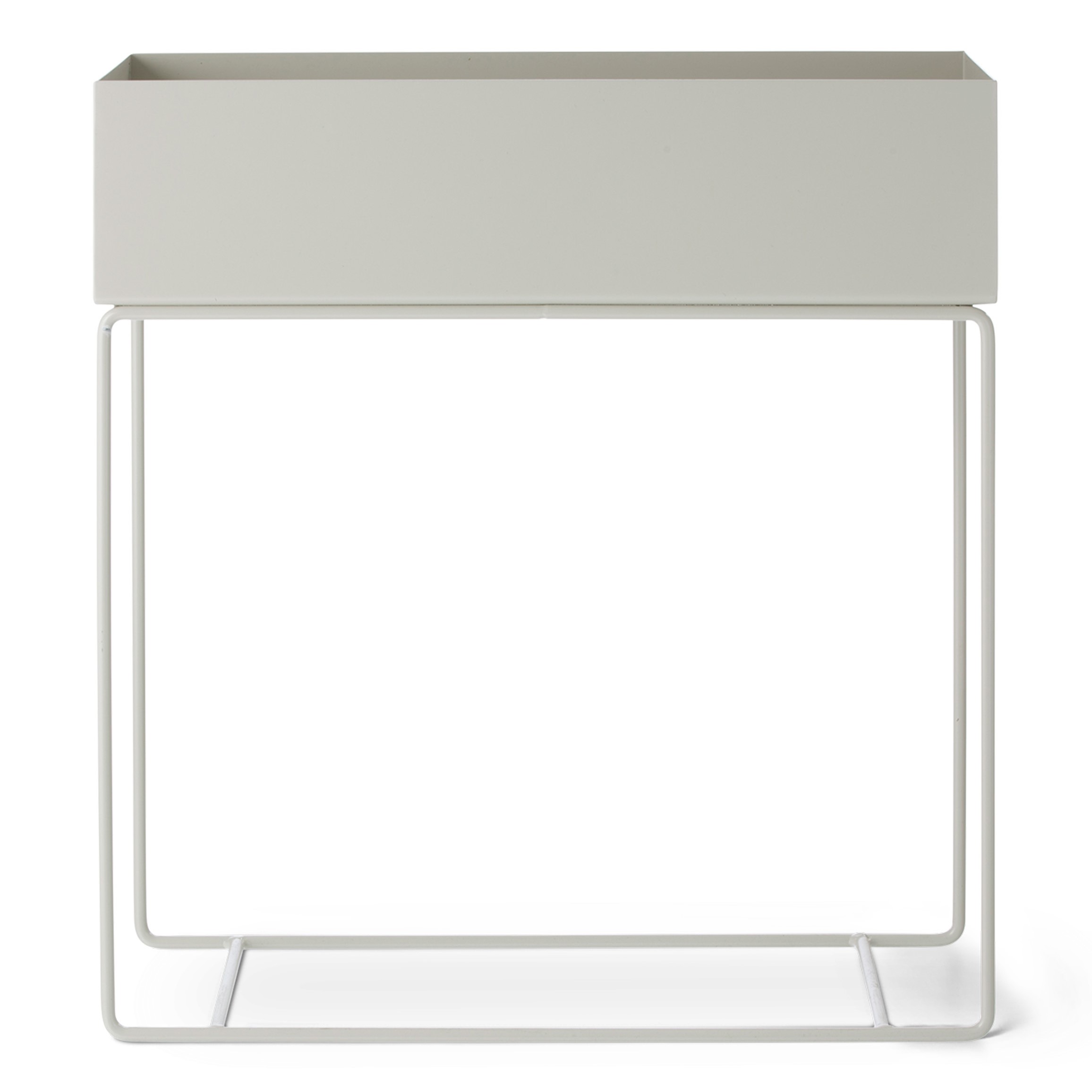 216935 kvetinac plant box 60 cm svetle seda zelezo ferm living