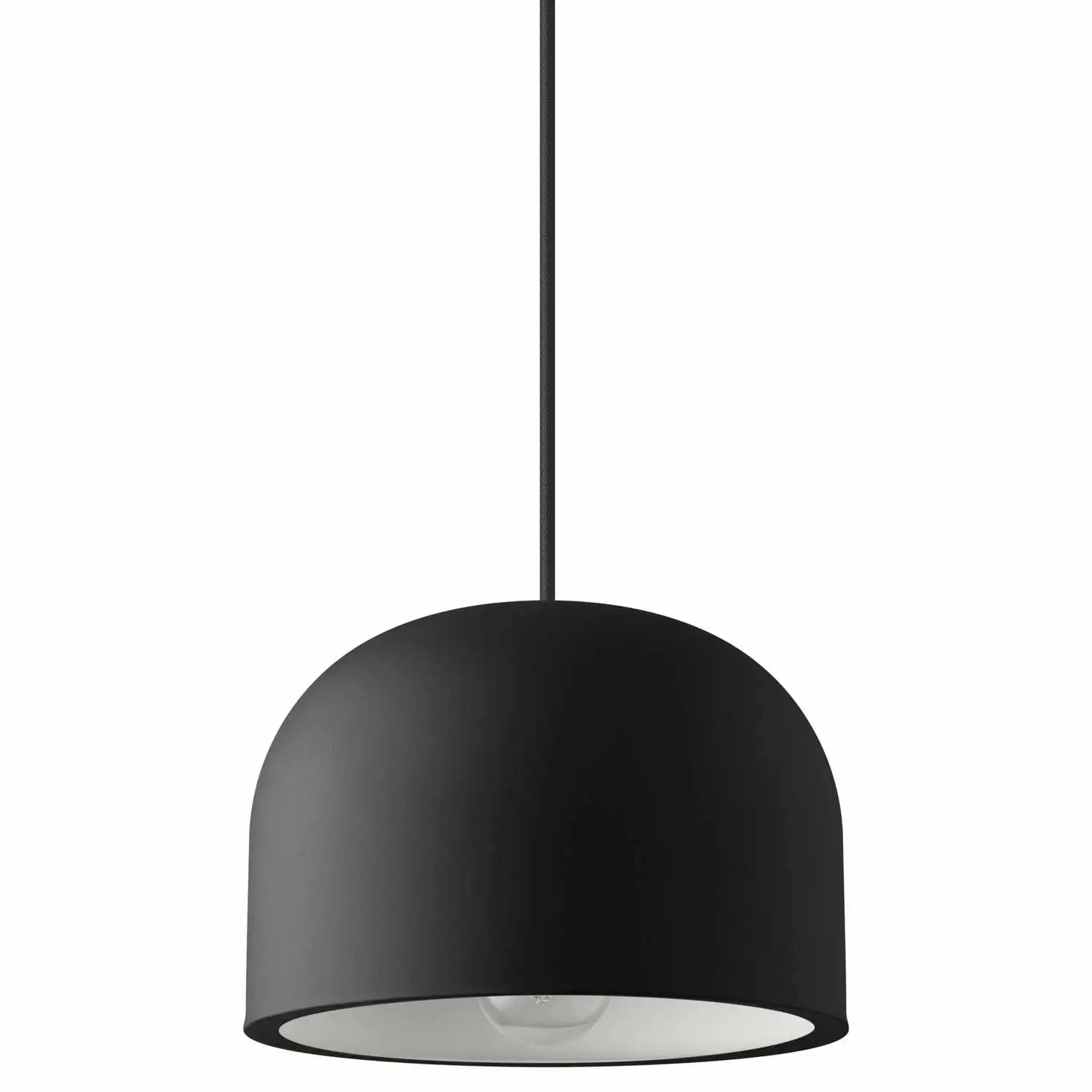 217031 zavesna lampa quay 22 cm cerna ocel eva solo