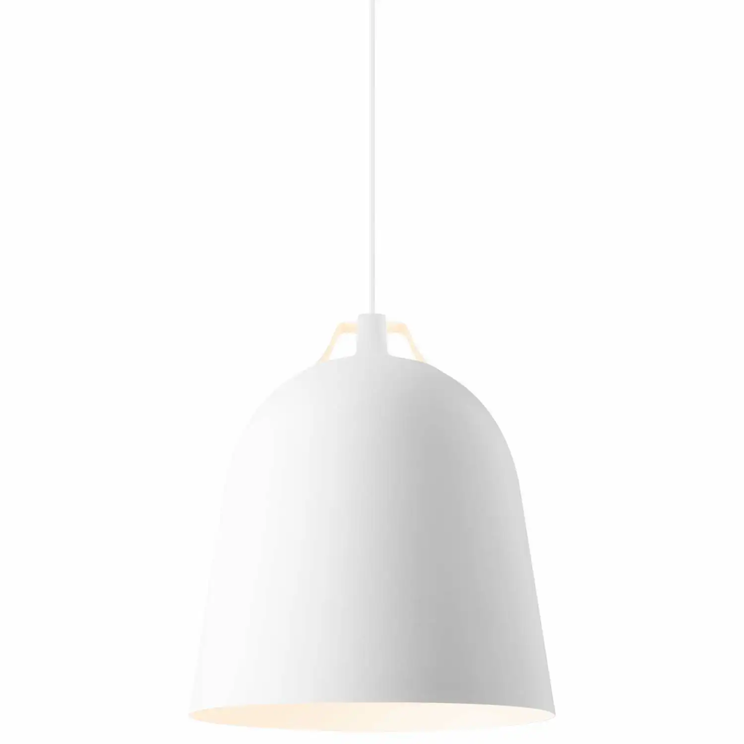 217091 1 zavesna lampa clover 35 cm bila hlinik eva solo