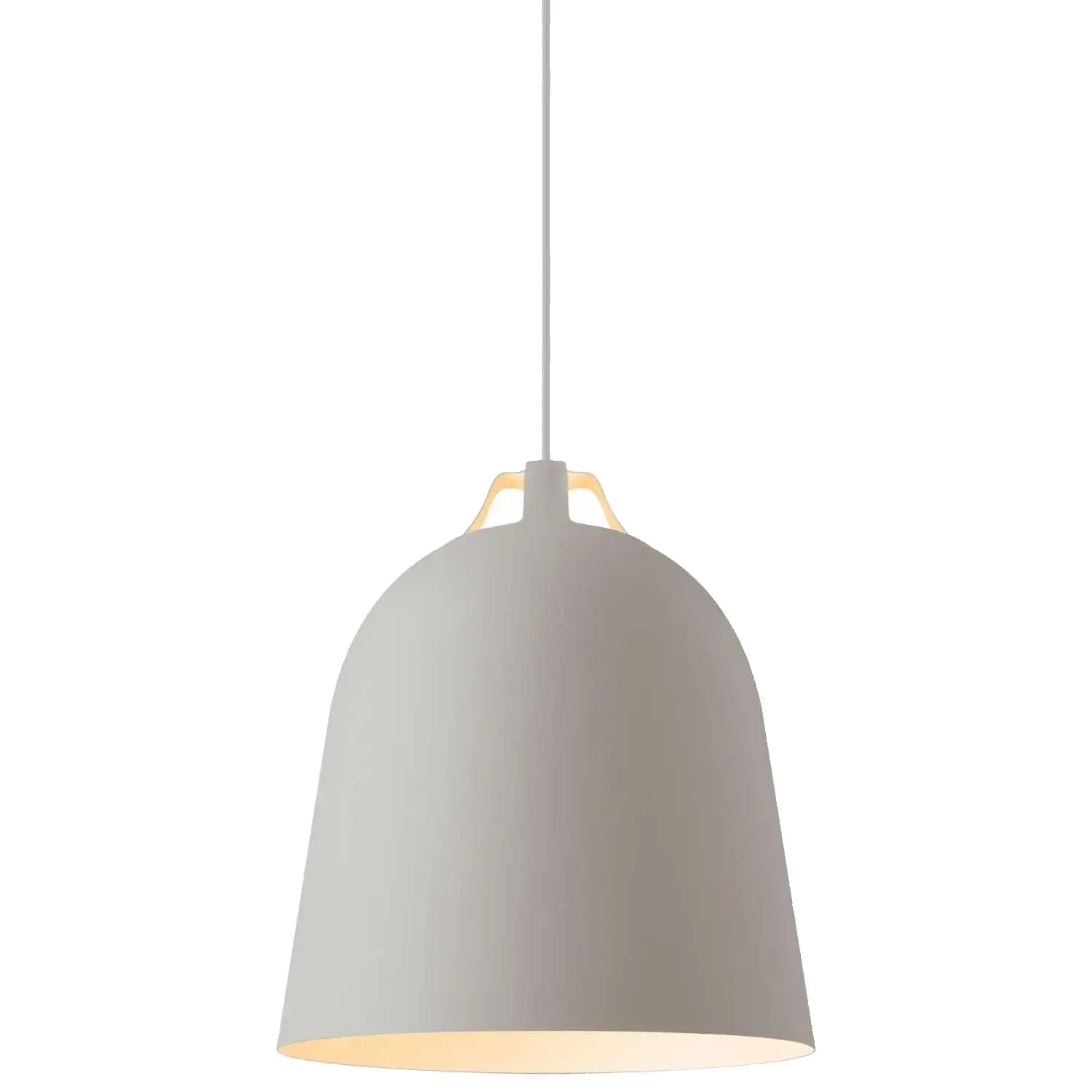 217094 6 zavesna lampa clover 35 cm seda hlinik eva solo