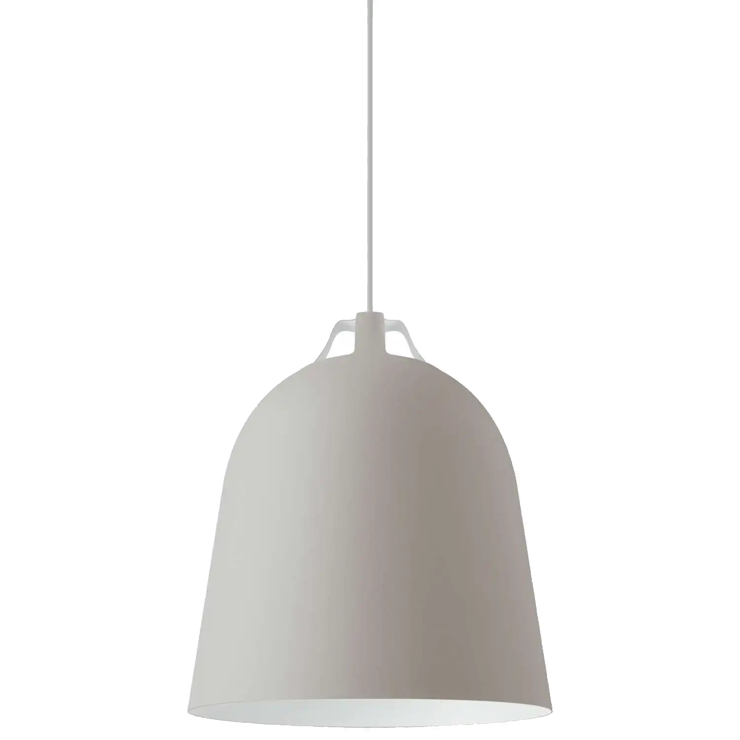 217094 zavesna lampa clover 35 cm seda hlinik eva solo
