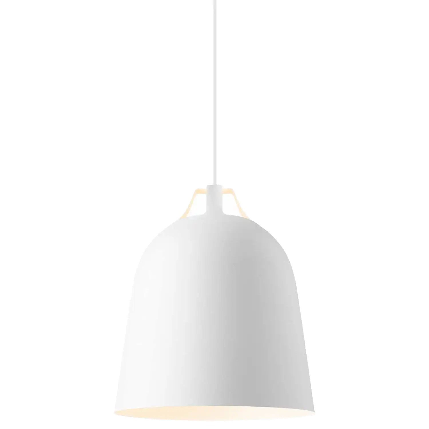 217067 3 zavesna lampa clover 29 cm bila hlinik eva solo