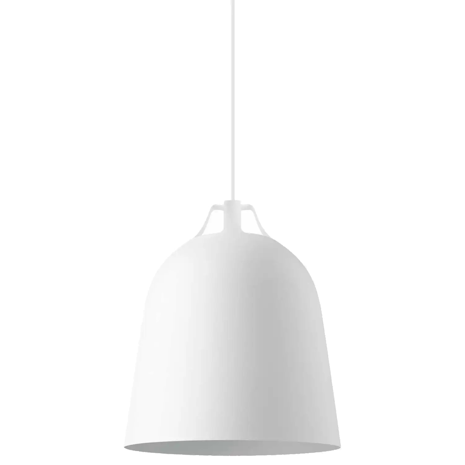 217067 zavesna lampa clover 29 cm bila hlinik eva solo