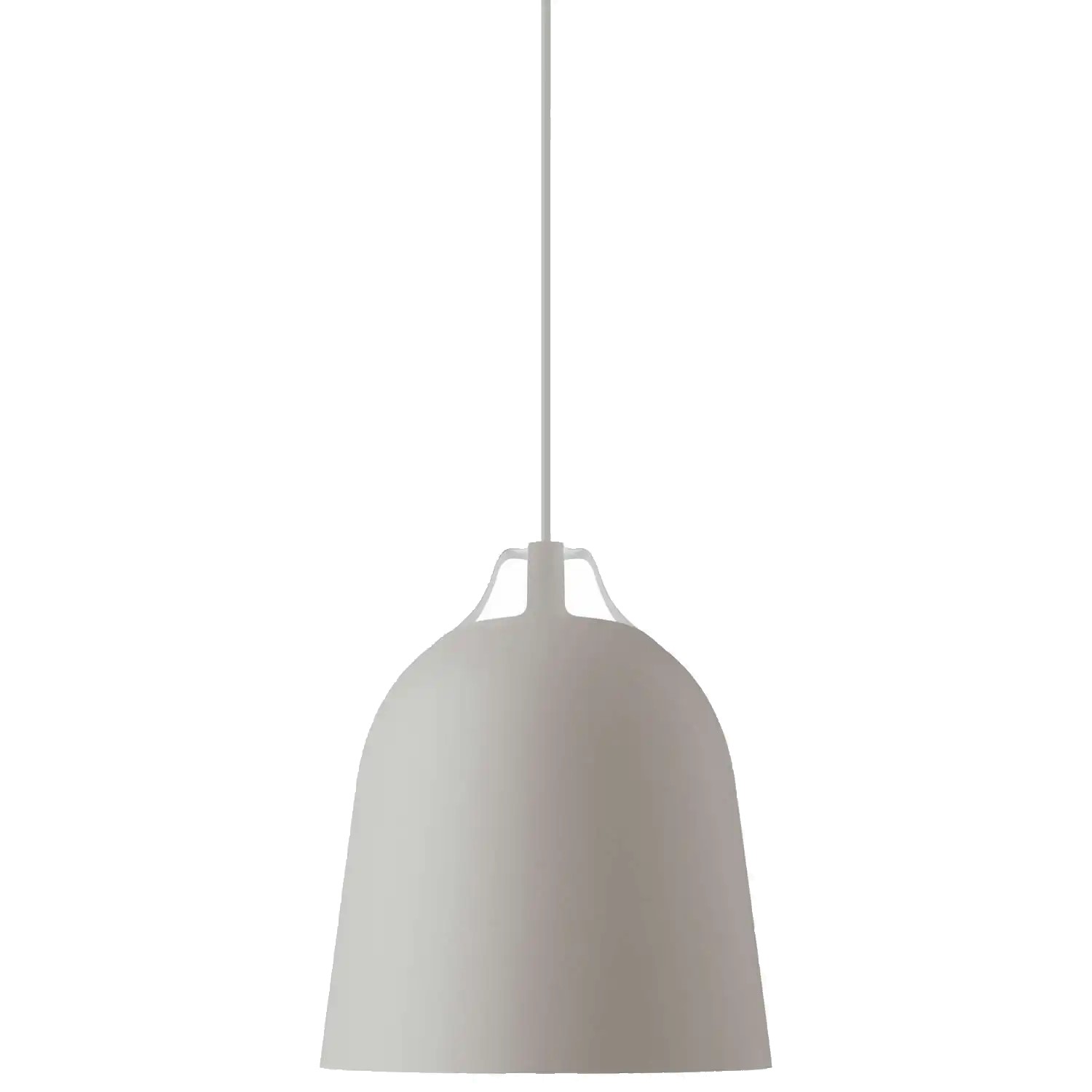 217085 3 zavesna lampa clover 29 cm seda hlinik eva solo
