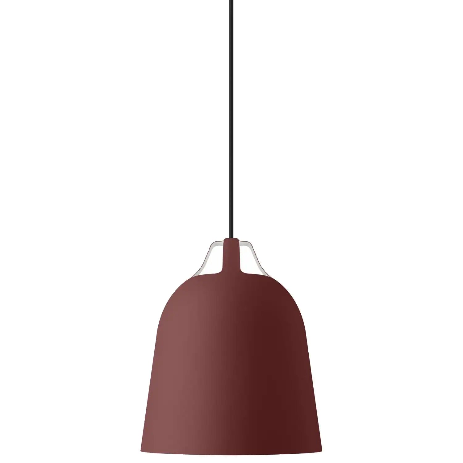 217058 5 zavesna lampa clover 21 cm burgundska hlinik eva solo