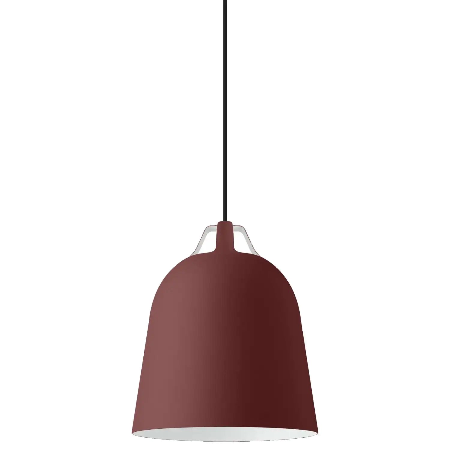 217058 zavesna lampa clover 21 cm burgundska hlinik eva solo