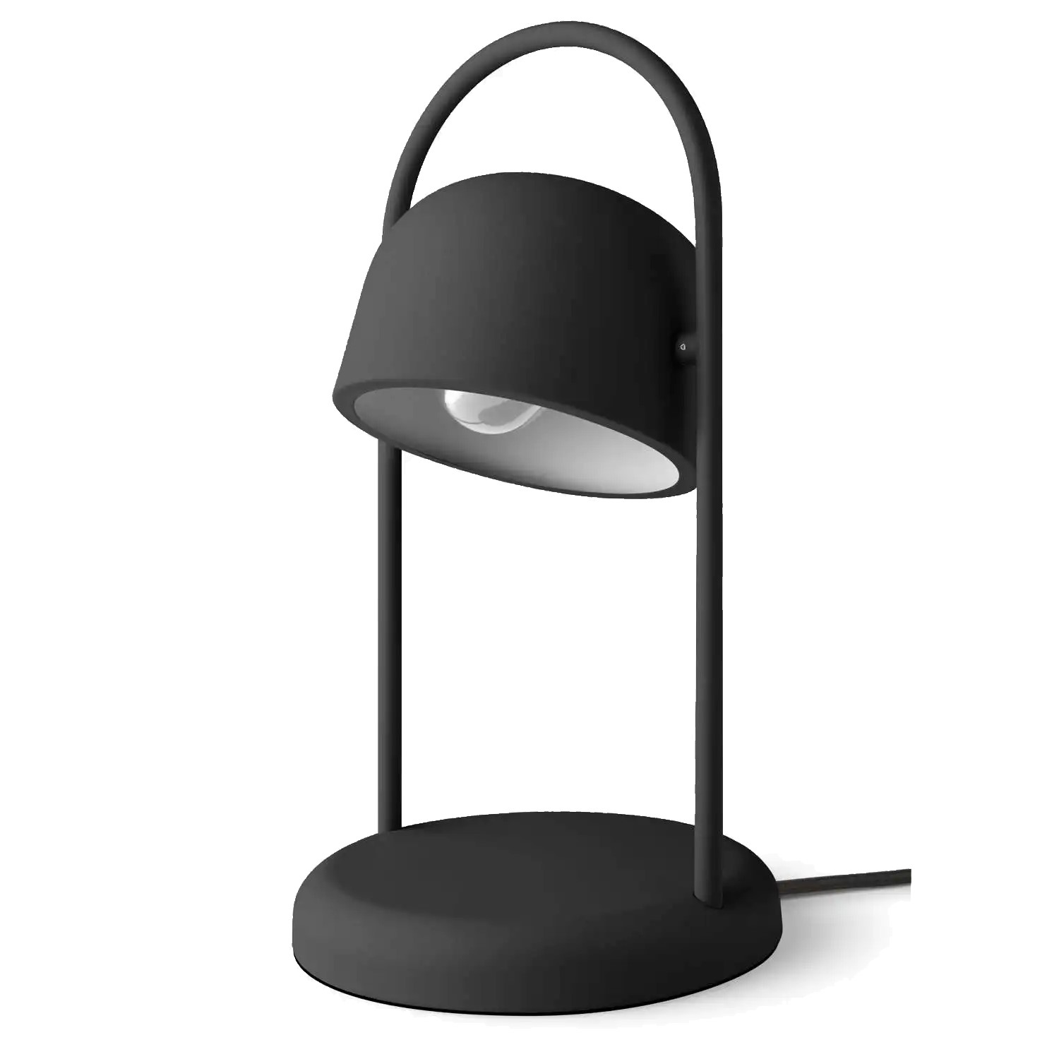 217064 stolni svitidlo quay 40 cm cerna ocel eva solo