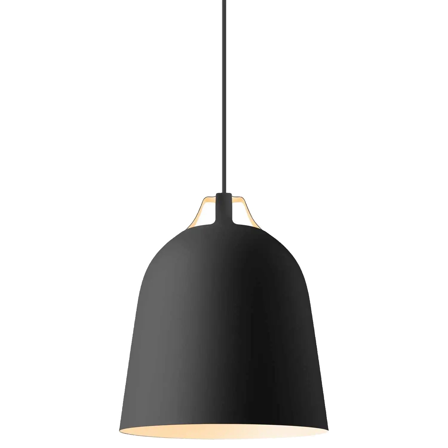 217079 2 zavesna lampa clover 29 cm cerna hlinik eva solo