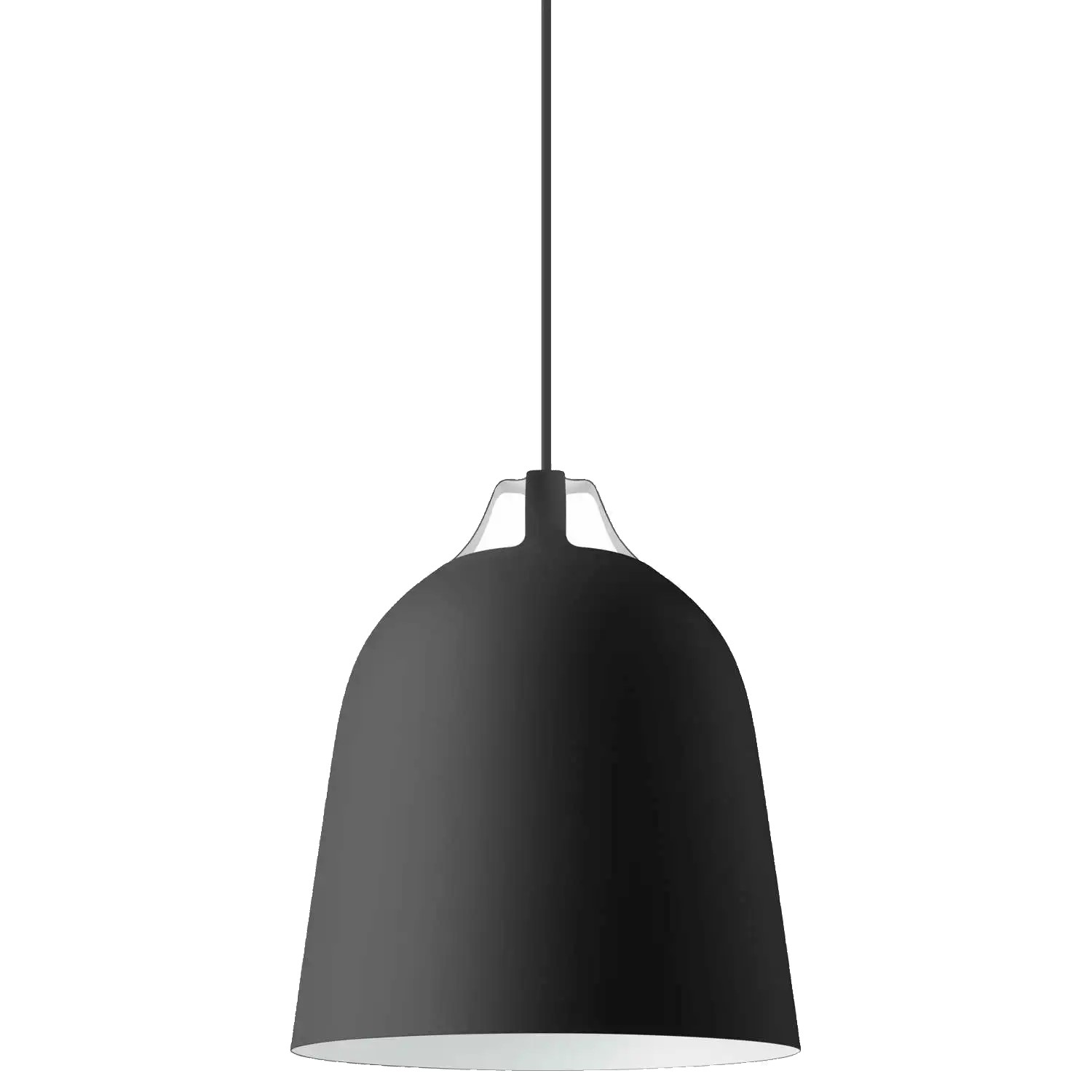 217079 zavesna lampa clover 29 cm cerna hlinik eva solo