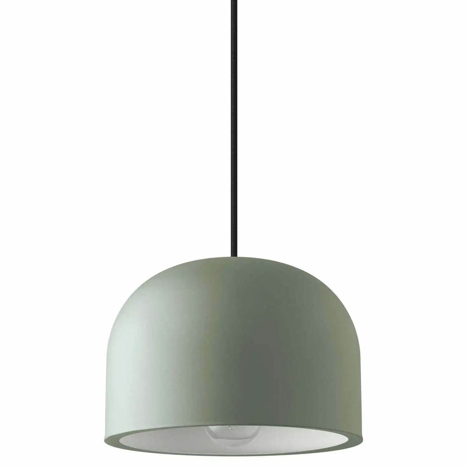 217010 zavesna lampa quay 22 cm zelena ocel eva solo