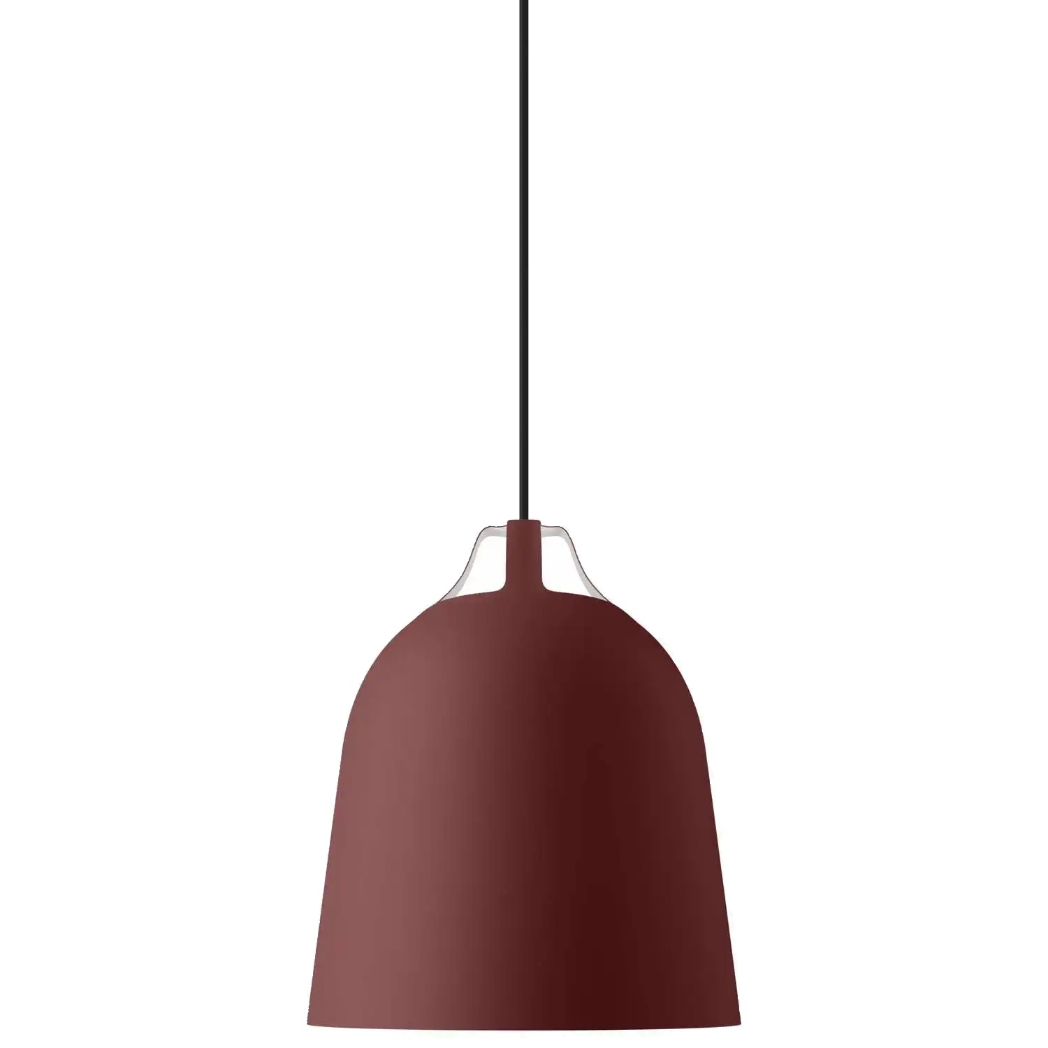 217097 6 zavesna lampa clover 29 cm burgundska hlinik eva solo