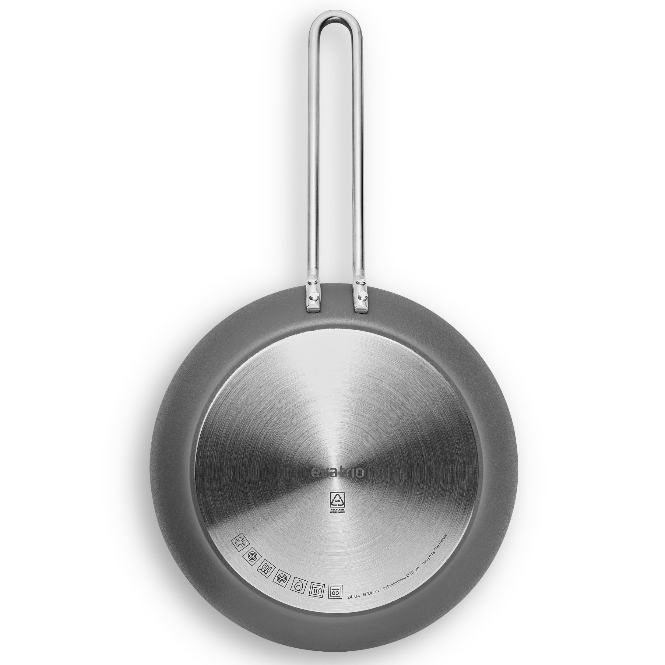 217994 3 neprilnava panev grey line 24 cm hlinik eva solo