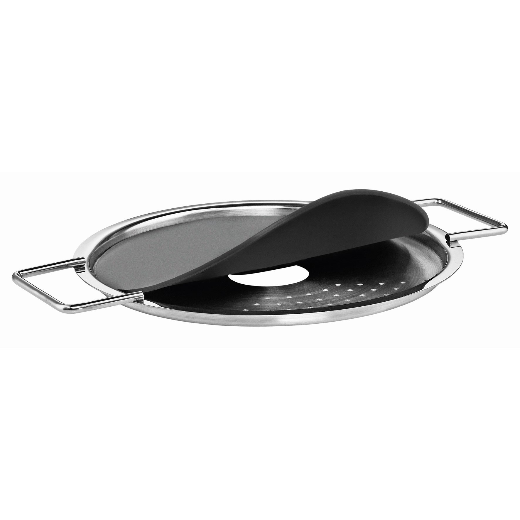 217955 6 odkapavaci viko eva trio 16 cm nerezova ocel silikon eva solo