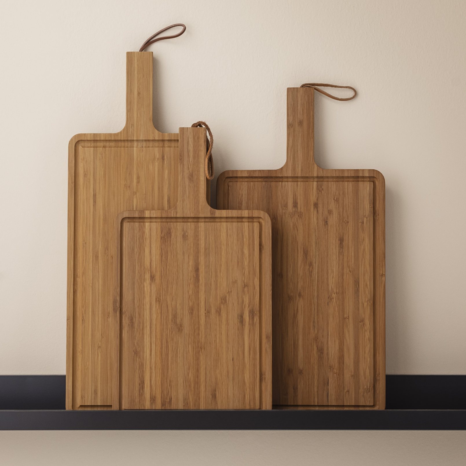 218072 2 prkenko na krajeni nordic kitchen 44 x 22 cm hneda bambus eva solo