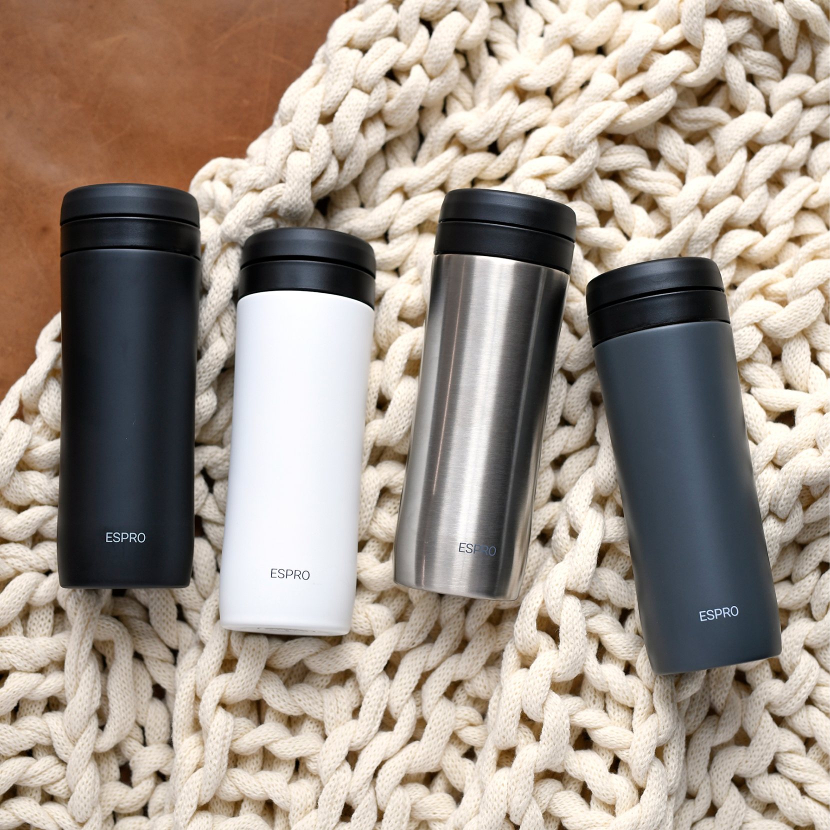 219122 4 french press kavovar ultralight press p0 470 ml stribrna brousena nerezova ocel espro