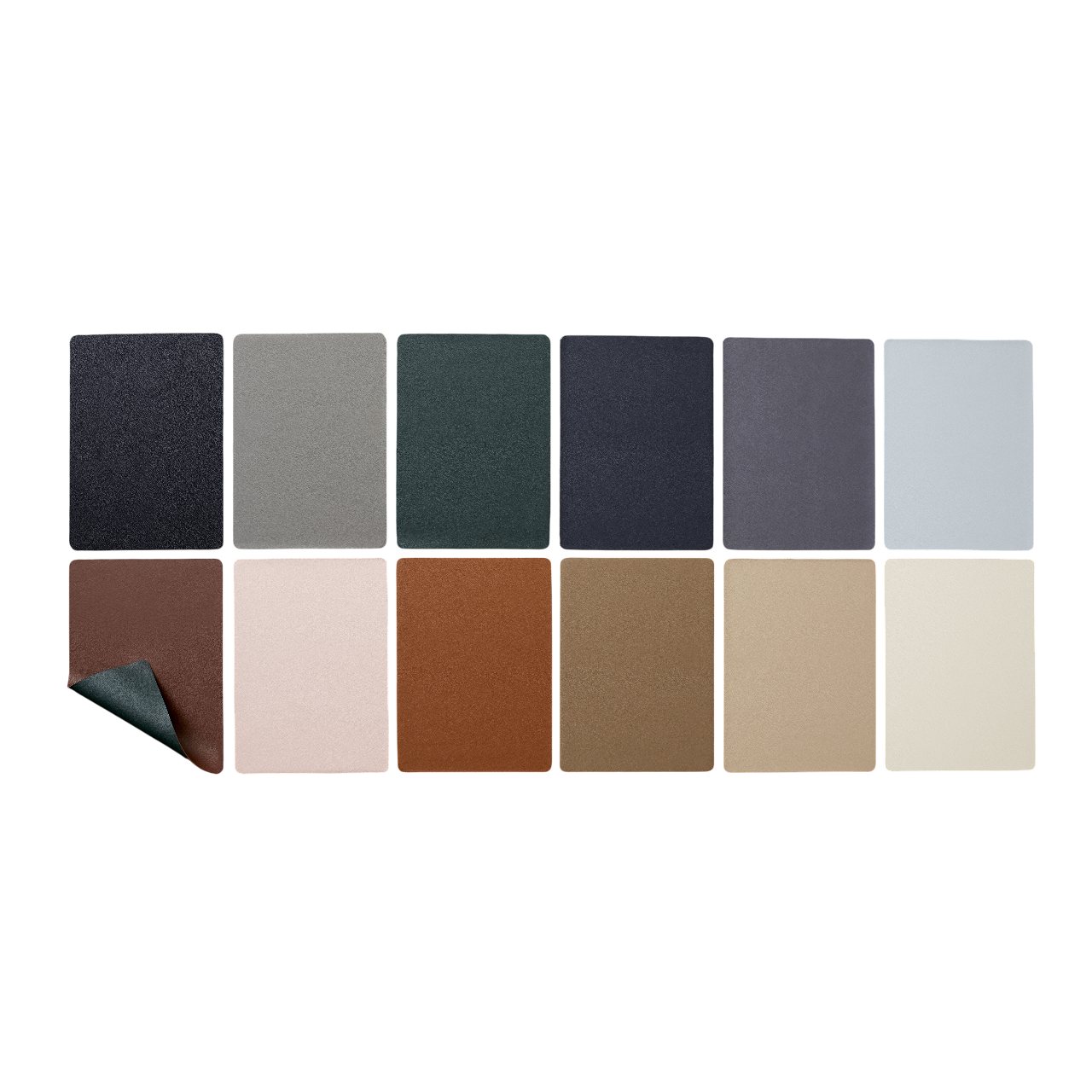 219128 2 prostirani 46 x 33 cm oboustranne sada 4 ks cerna hneda pvc bitz