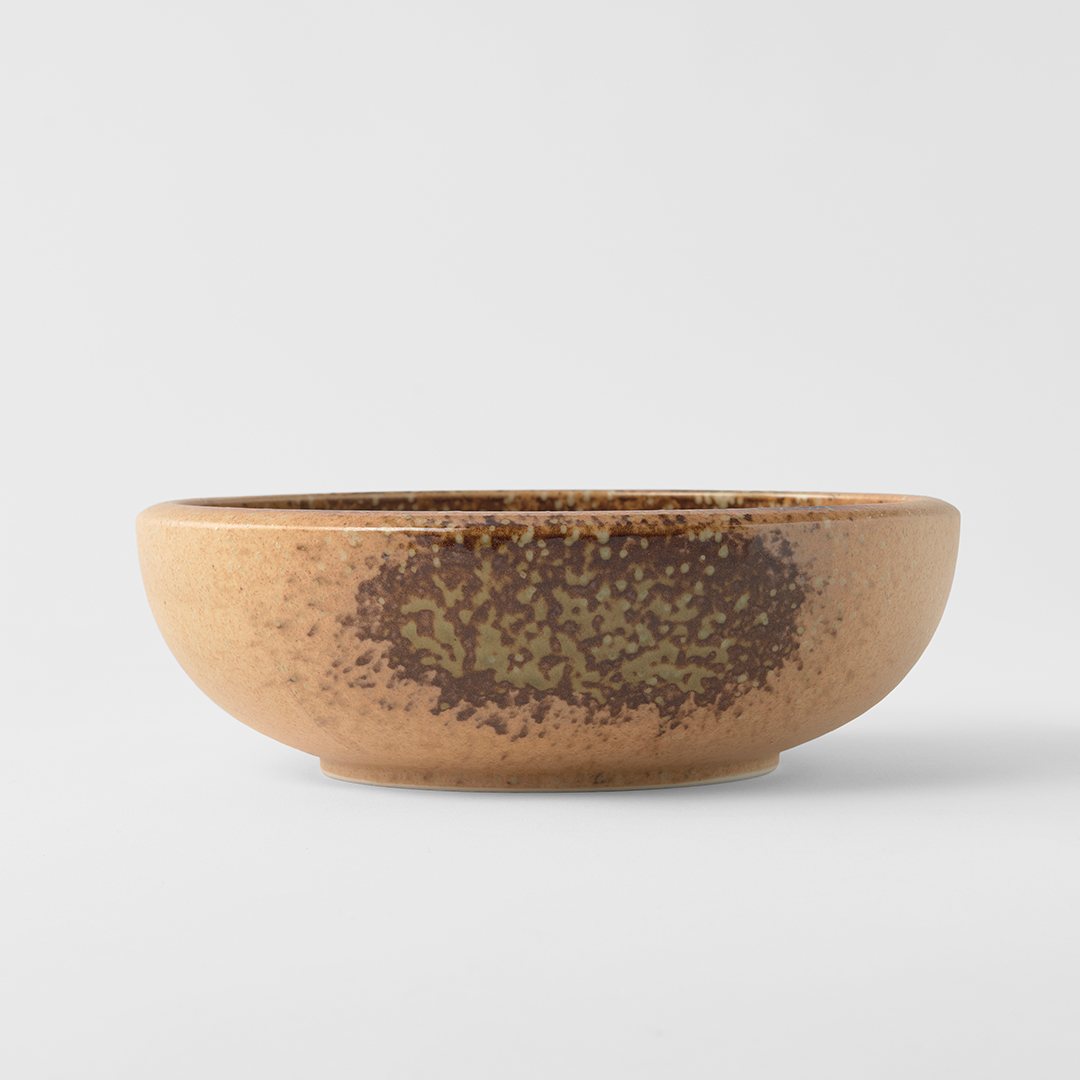 219275 1 jidelni misa wabi sabi 23 cm hneda keramika mij