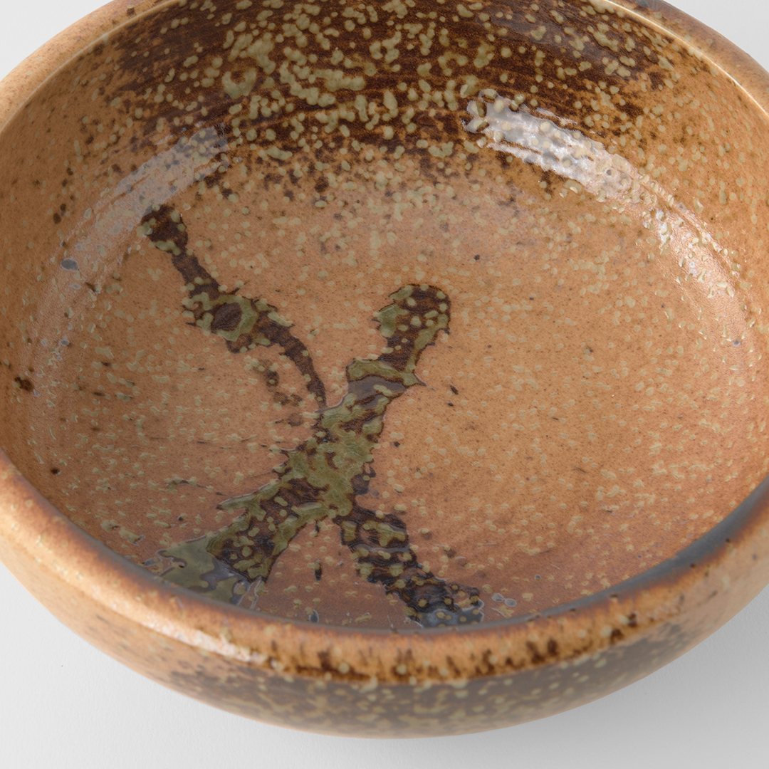 219275 2 jidelni misa wabi sabi 23 cm hneda keramika mij