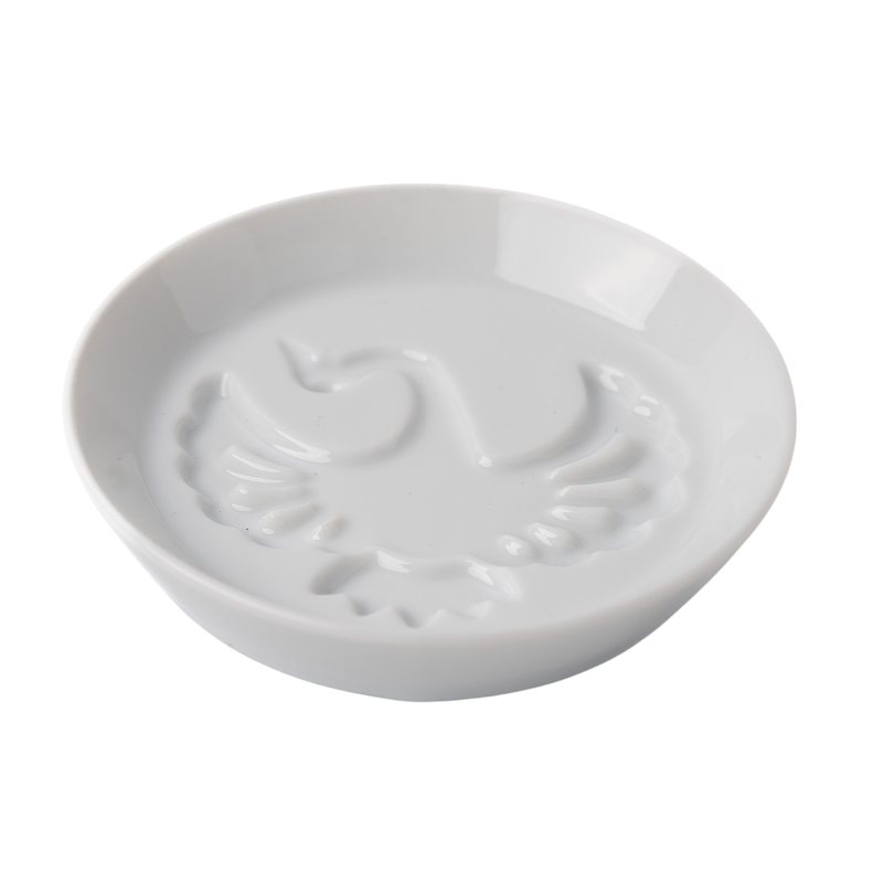 220031 miska na omacku crane bila keramika mij