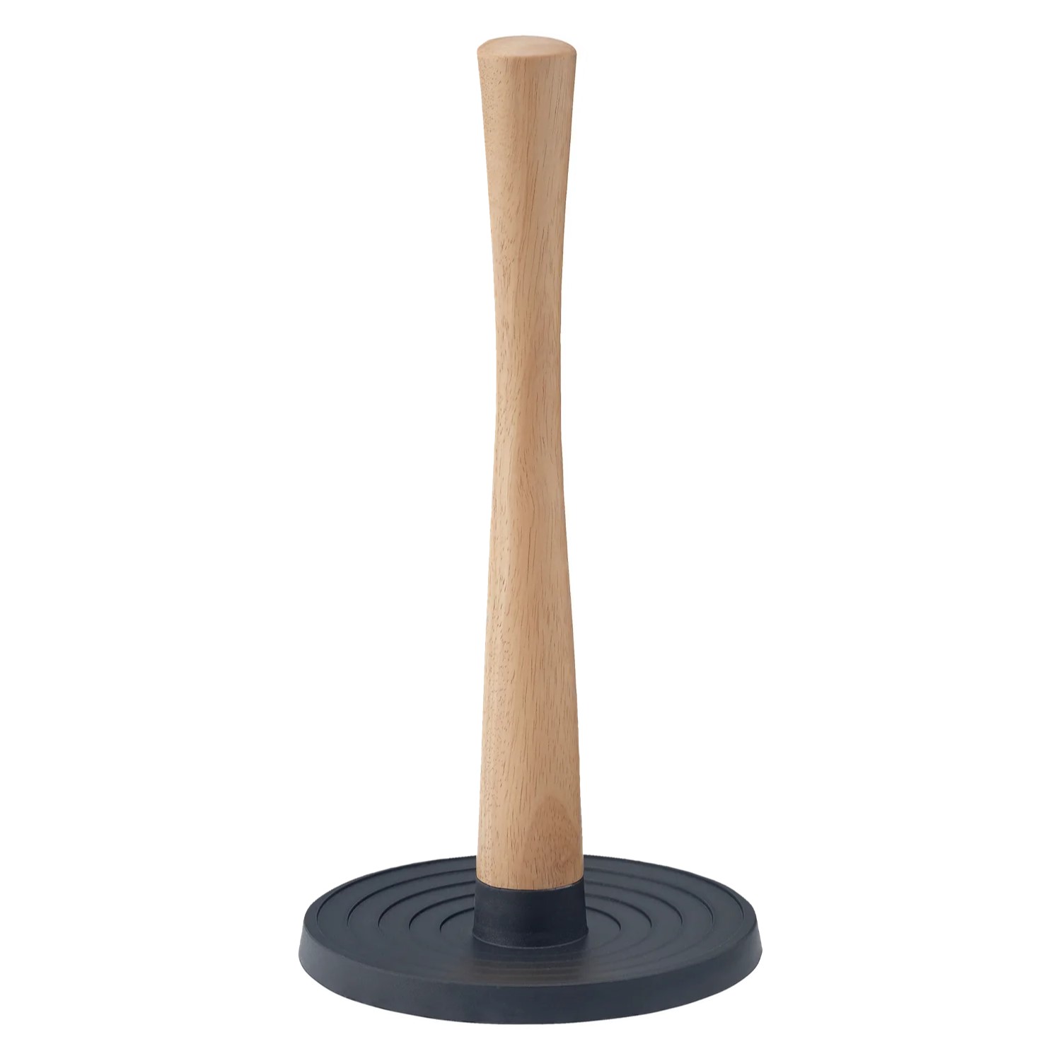 220643 drzak na kuchynske uterky roll it 30 cm cerna plast drevo rig tig