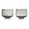 Waterglas FLOW, set van 2 stuks, 220 ml, rokerig, Blomus