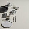 Waterglas MERA set van 2 stuks, 200 ml, gerookt glas, Blomus