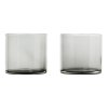 Waterglas MERA set van 2 stuks, 200 ml, gerookt glas, Blomus