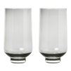 Waterglas FLOW set van 2 stuks, 400 ml, gerookt glas, Blomus