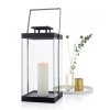 Lantaarn FINCA L 46 cm, zwart, Blomus