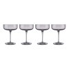 Champagneglas FUUM, set van 4 stuks, bruin glas, Blomus