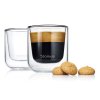 Espressoglas NERO, set van 2 stuks, 80 ml, dubbelwandig, Blomus