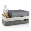 Opbergmand ARA L 23 cm, dubbelzijdig, zand/grijs/bruin, Blomus
