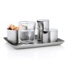 Multifunctioneel klein dienblad BASIC 13 x 22 cm, mat roestvrij staal, Blomus