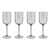 Witte wijnglas FUUM, set van 4 stuks, 280 ml, bruin glas, Blomus