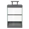 Windlicht FINCA 36 cm, staalgrijs, Blomus