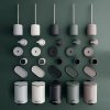 Zeepdispenser SONO, donkergrijs, Blomus