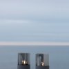 Windlicht CALMA 20 cm, grijs, beton en glas, Blomus