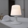Draagbare tafellamp LIGHT TO GO, organisch grijs, Koziol
