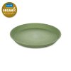 Plastic bord CONNECT, set van 4 stuks, 20,5 cm, natuurlijk bladgroen, Koziol